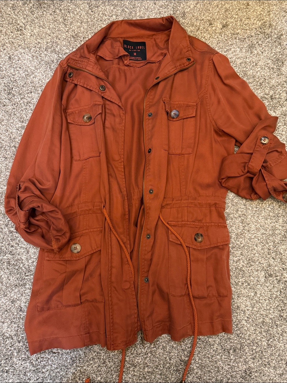 Black Label Women's Rust Utility Anorak Jacket